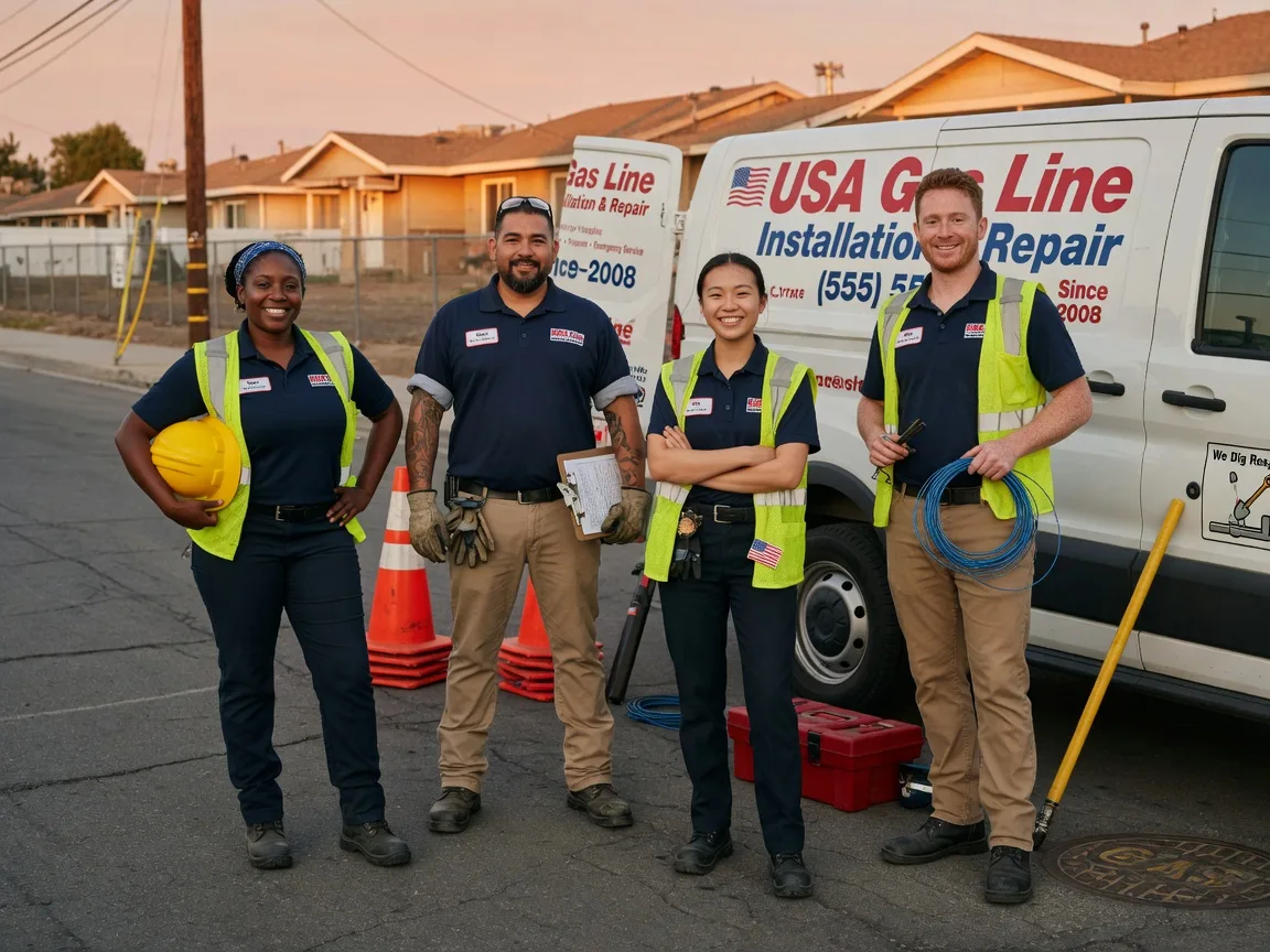 Gas Line Installation company in Sheridan, TX